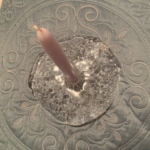 Iittala Pukeberg Art Glass Candlestick Candleholder Uno Westerberg